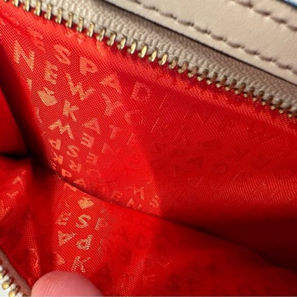 Kate Spade | ivory folding wallet card carrier with zip pocket for travel - Picture 9 of 10